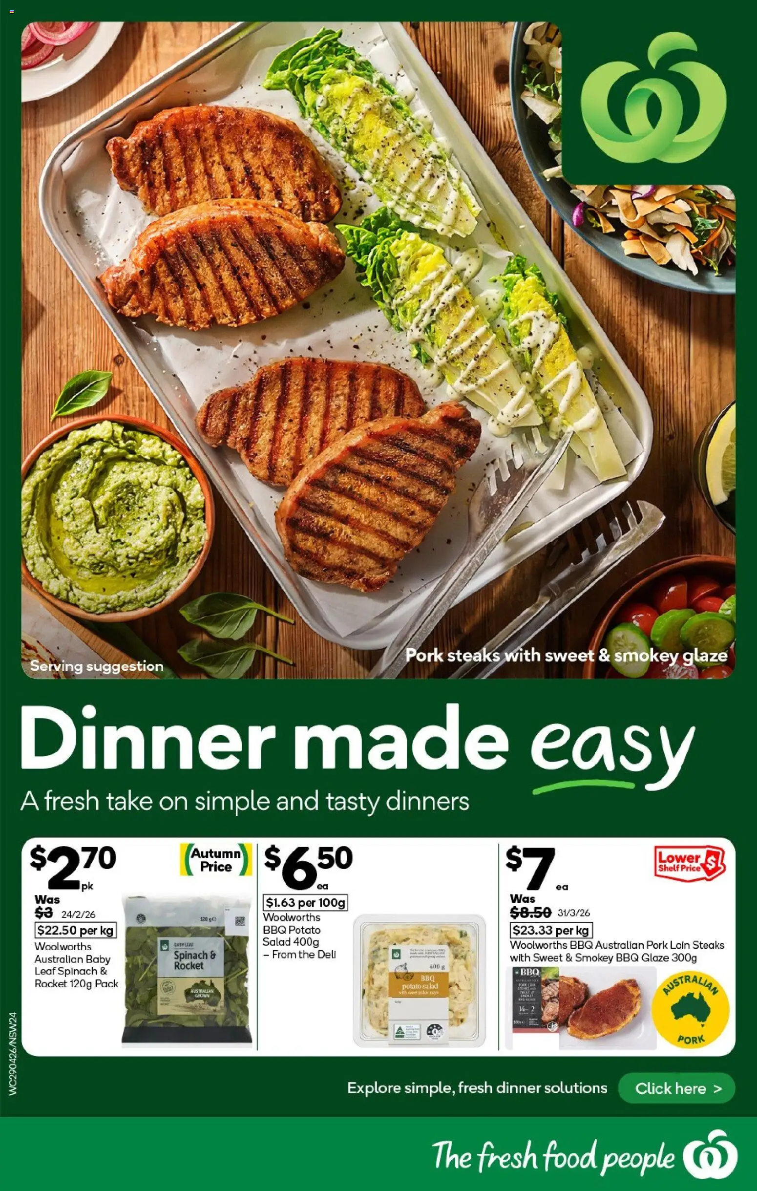 Woolworths catalogue  - page 24- valid from 29/04/2026