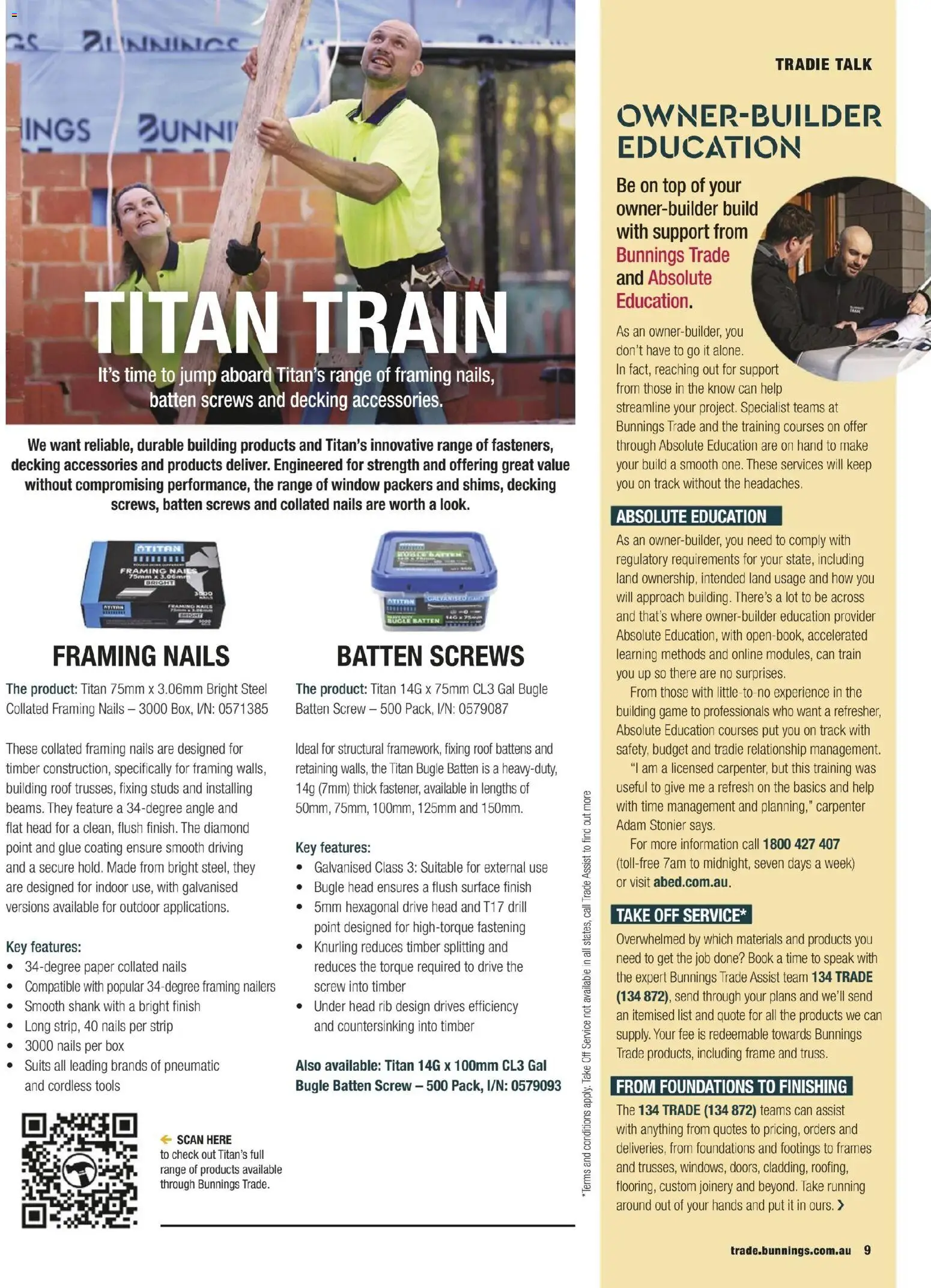 Bunnings Warehouse Trade Magazine November 2025 - page 9- valid from 01/11/2025