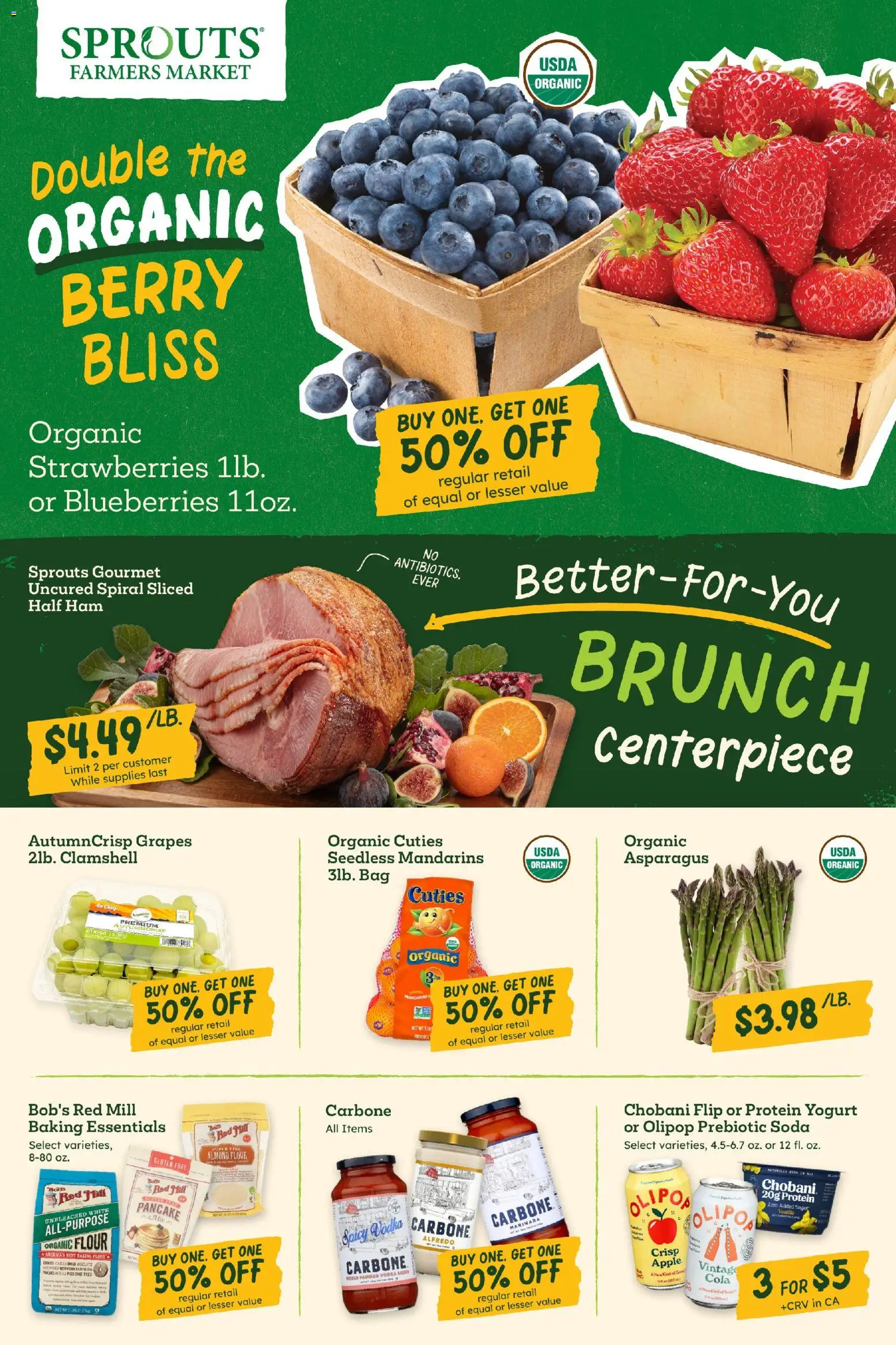 Sprouts Weekly Ad - page 1- valid from 03/25/2026