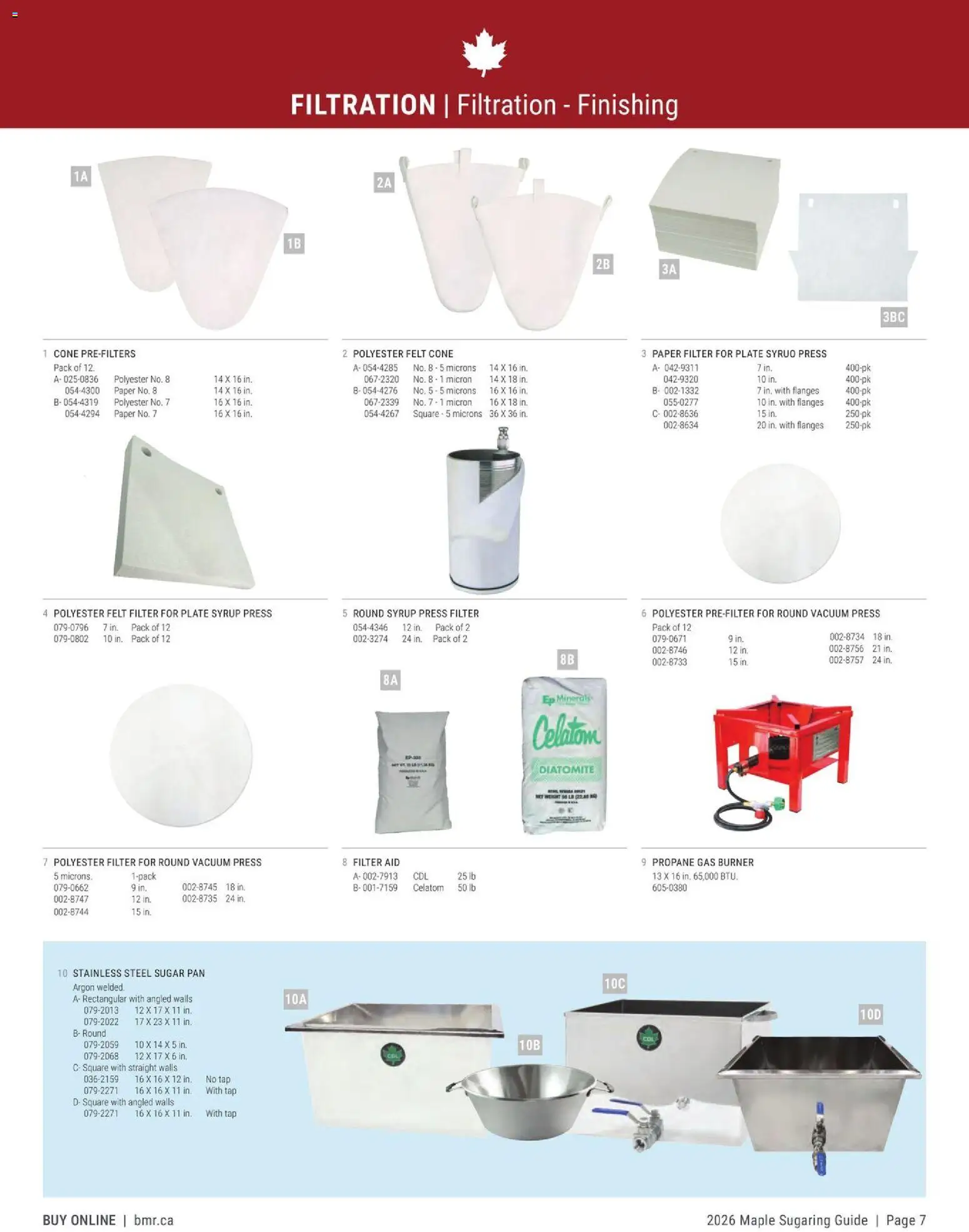 BMR - Agrizone Maple Sugaring Guide - page 7- valid from Jan 1, 2026