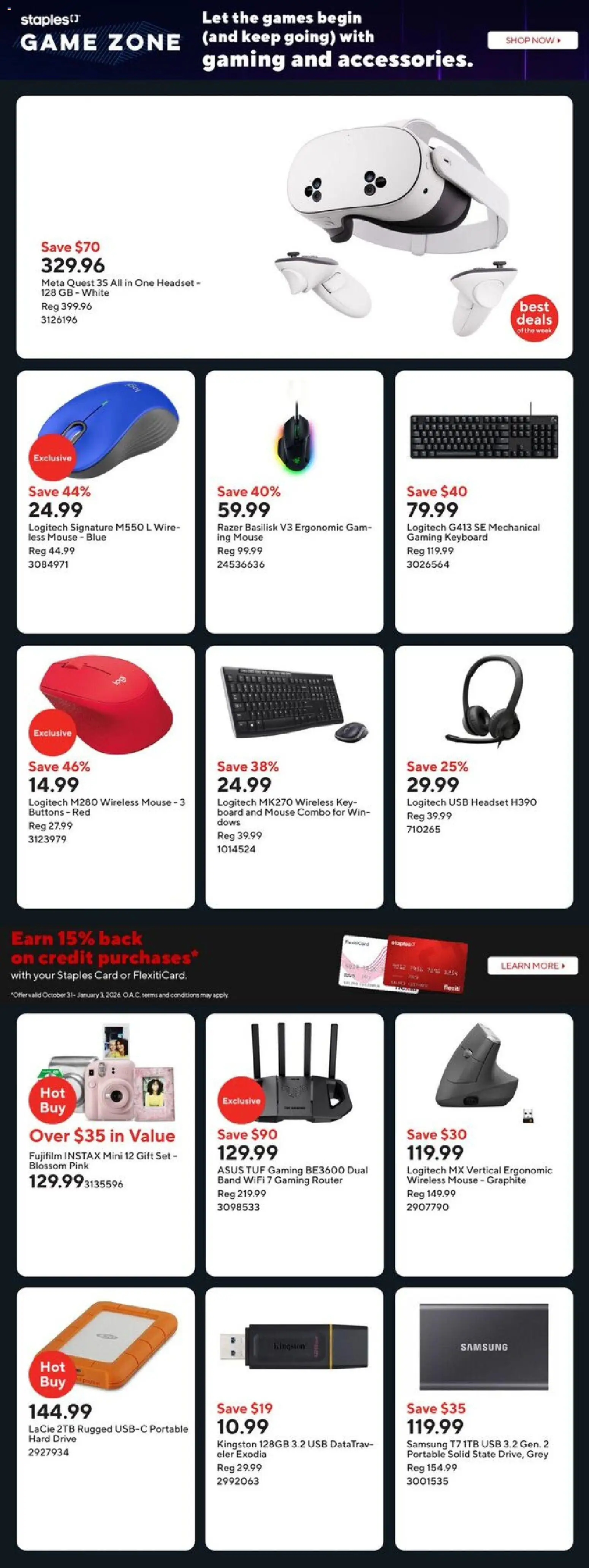 Staples - Black Friday  - page 8- valid from Nov 28, 2025