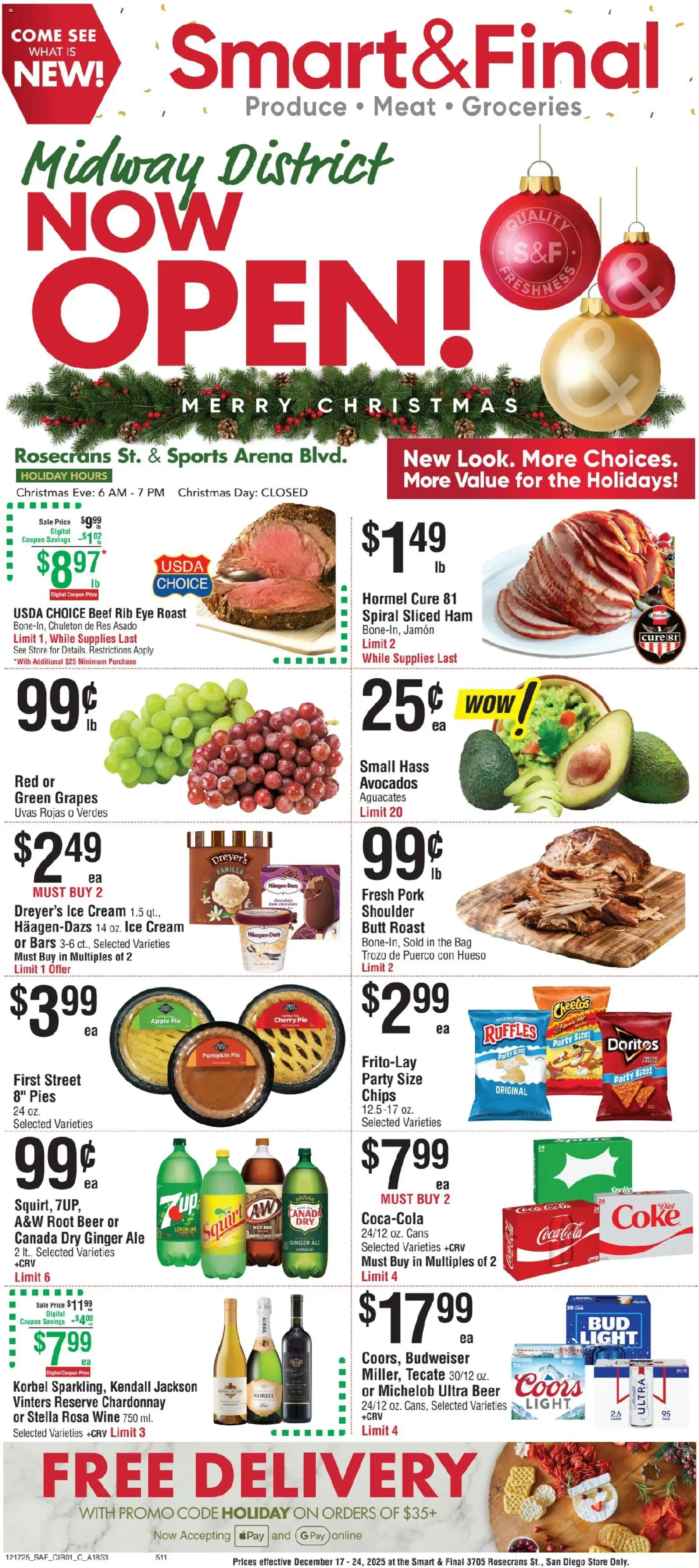 Smart & Final Ad - page 1- valid from 12/16/2025