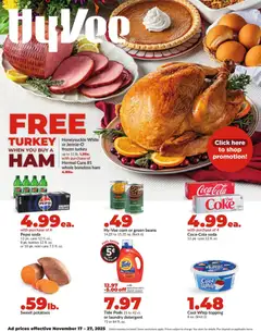 Preview HyVee Weekly Ad valid from 11/17/2025