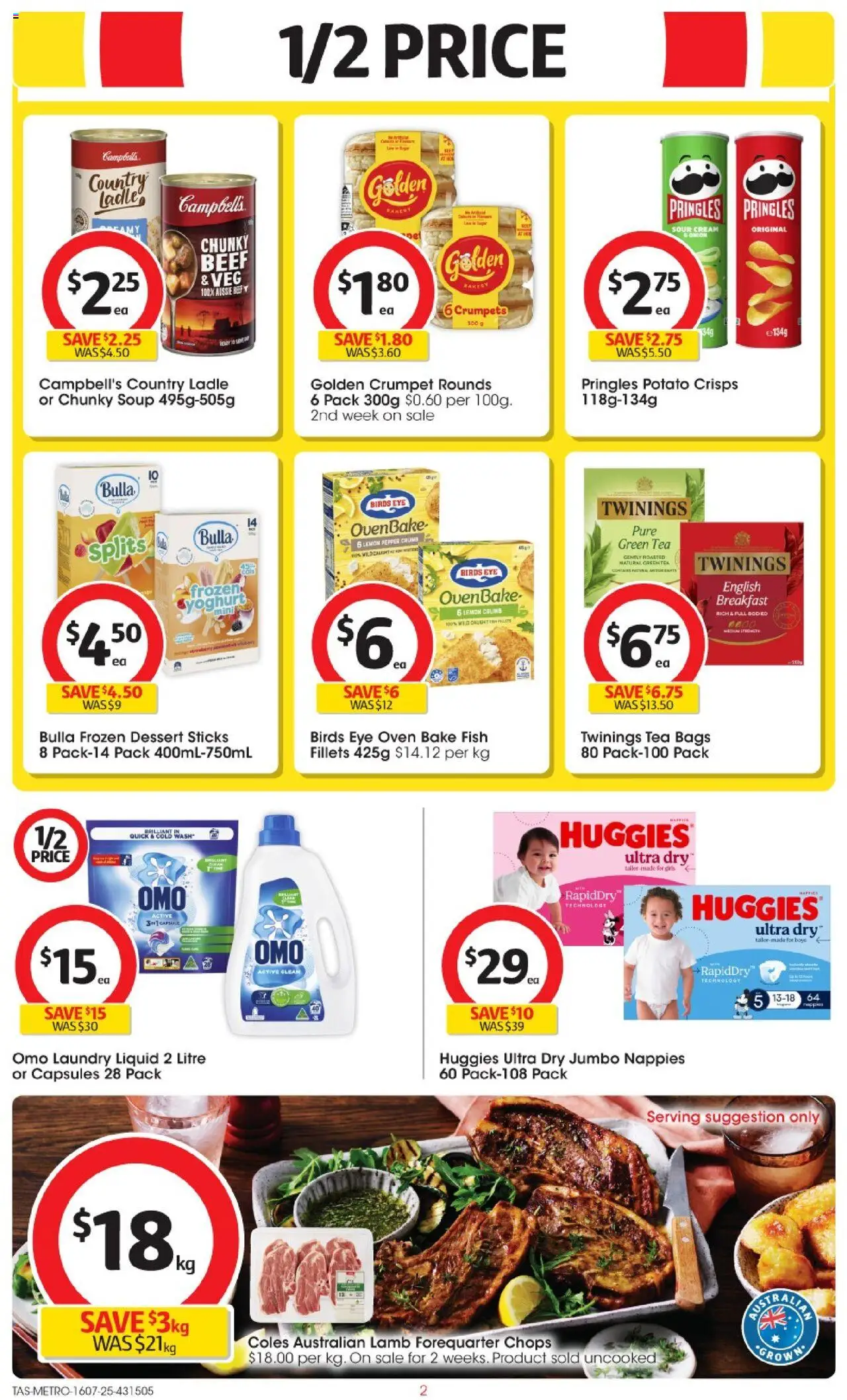 Coles Catalogue TAS - page 2- valid from 16/07/2025