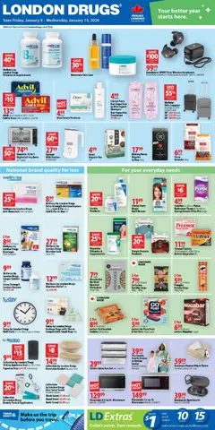 Preview London Drugs weekly flyer / circulaire valid from Jan 9, 2026