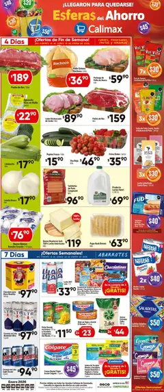 Calimax folleto Ensenada válido desde 16/01/2026