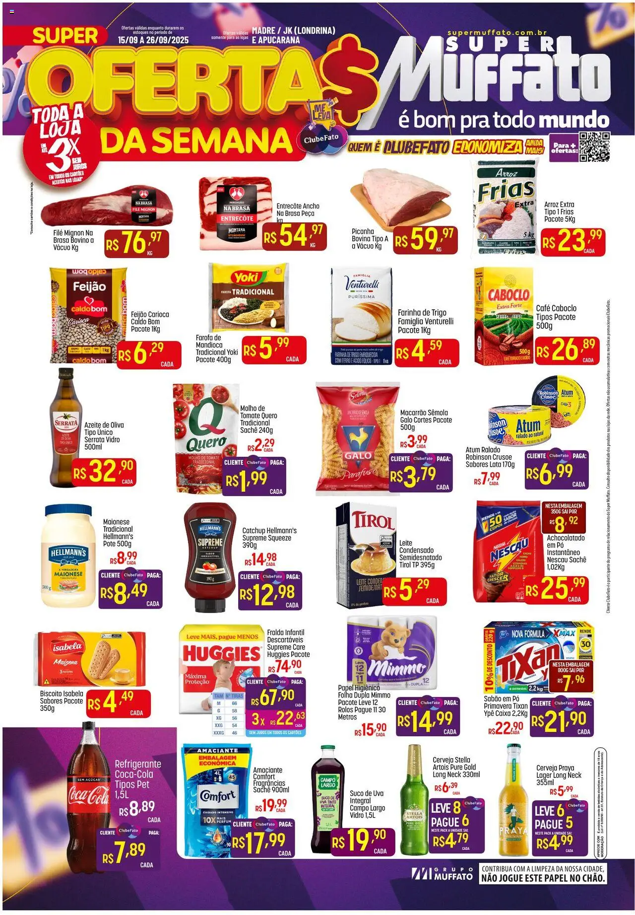 Super Muffato - Ofertas da semana - página 1- válido a partir de 15/09/2025
