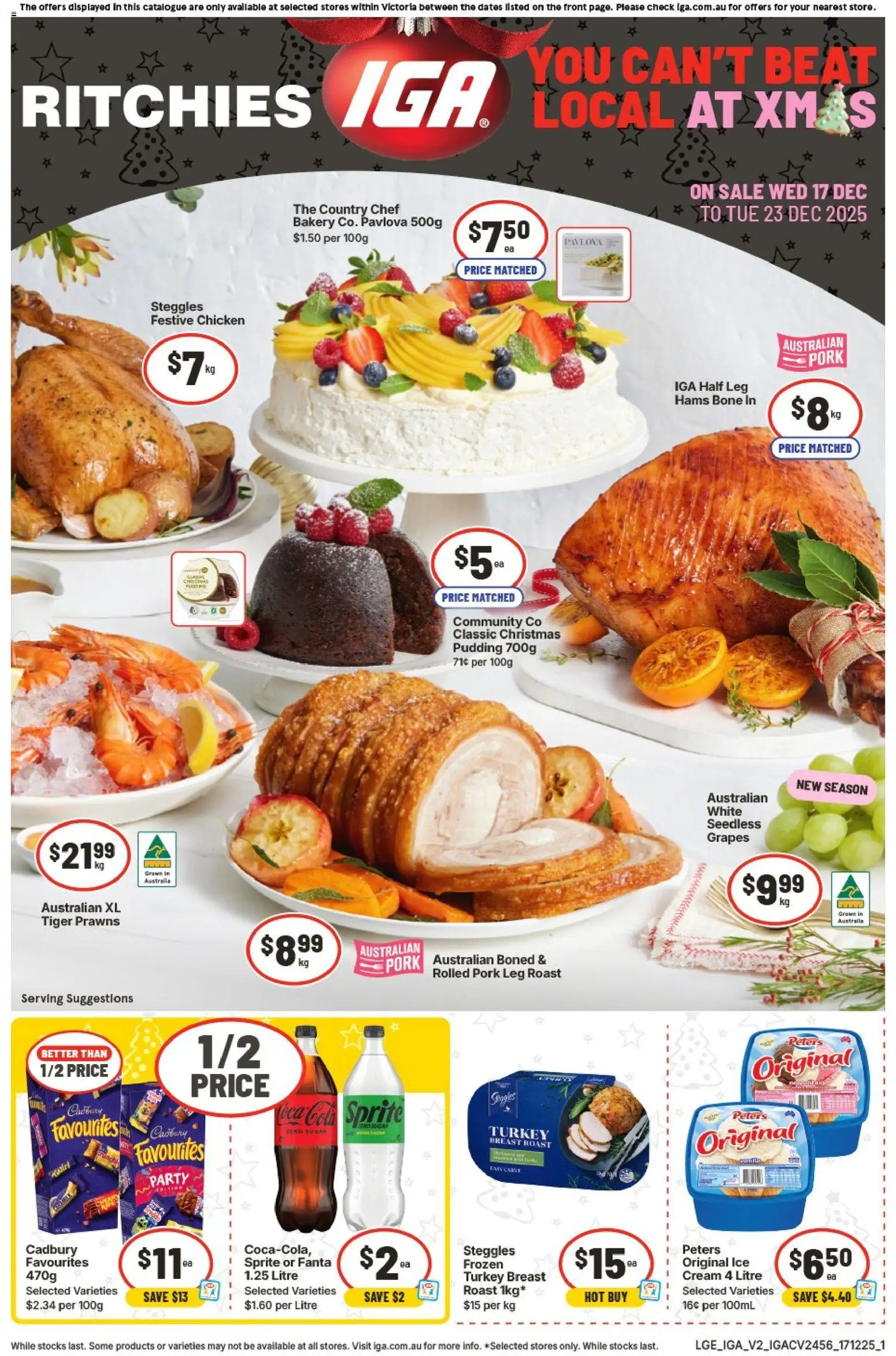 IGA Ritchies VIC - page 1- valid from 17/12/2025