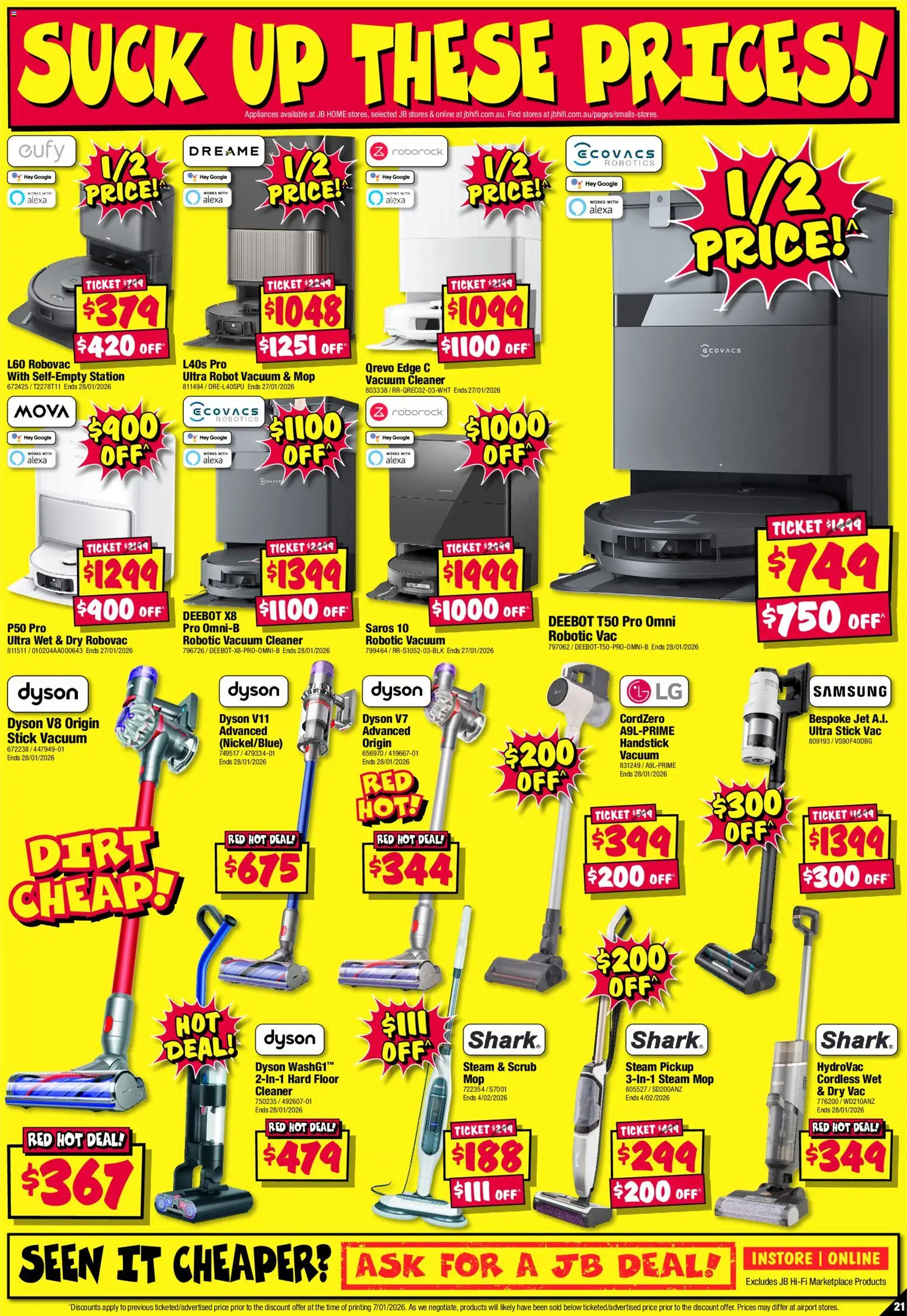 JB Hi-Fi Big Brand Sellout - page 21- valid from 15/01/2026