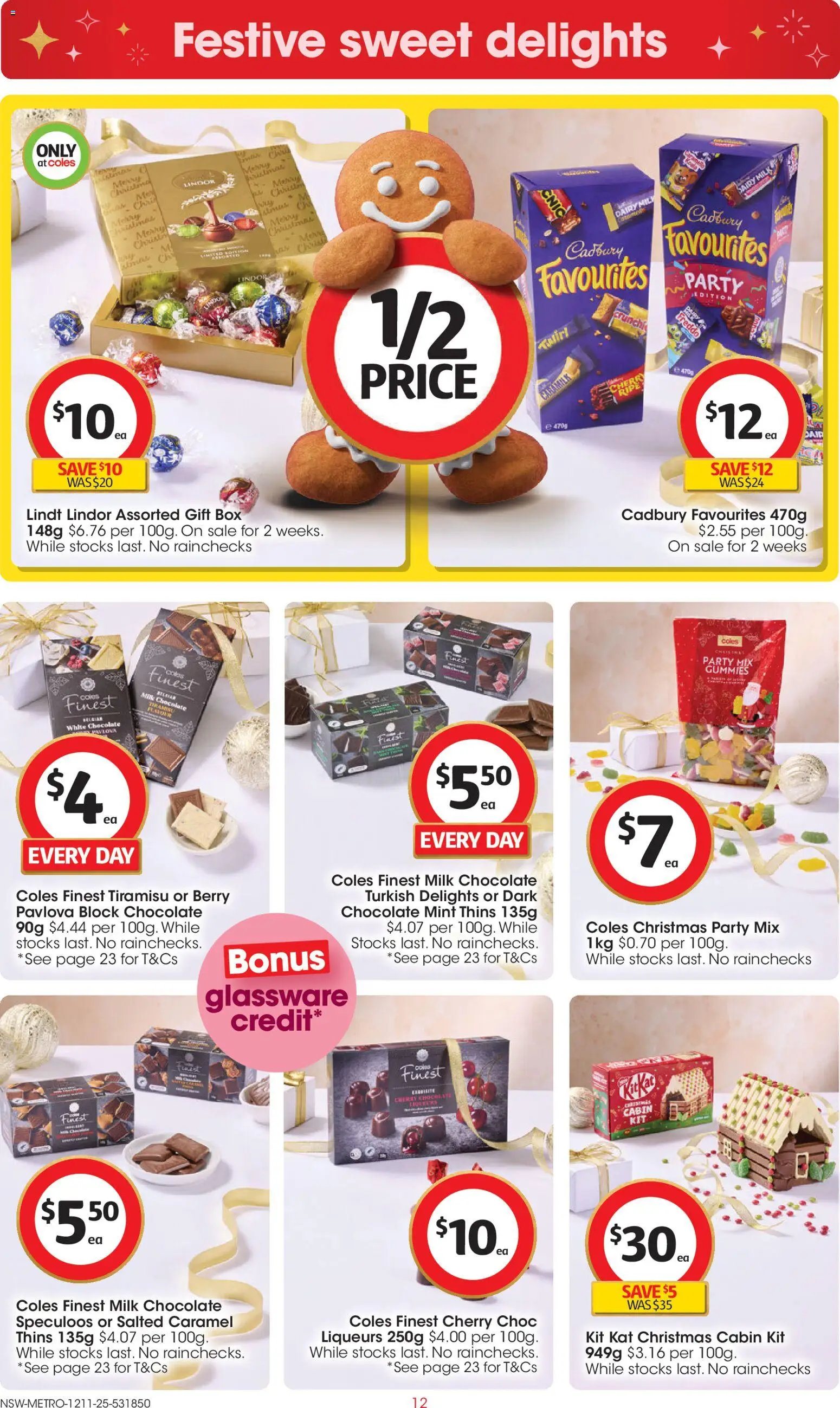Coles Catalogue  - page 12- valid from 12/11/2025