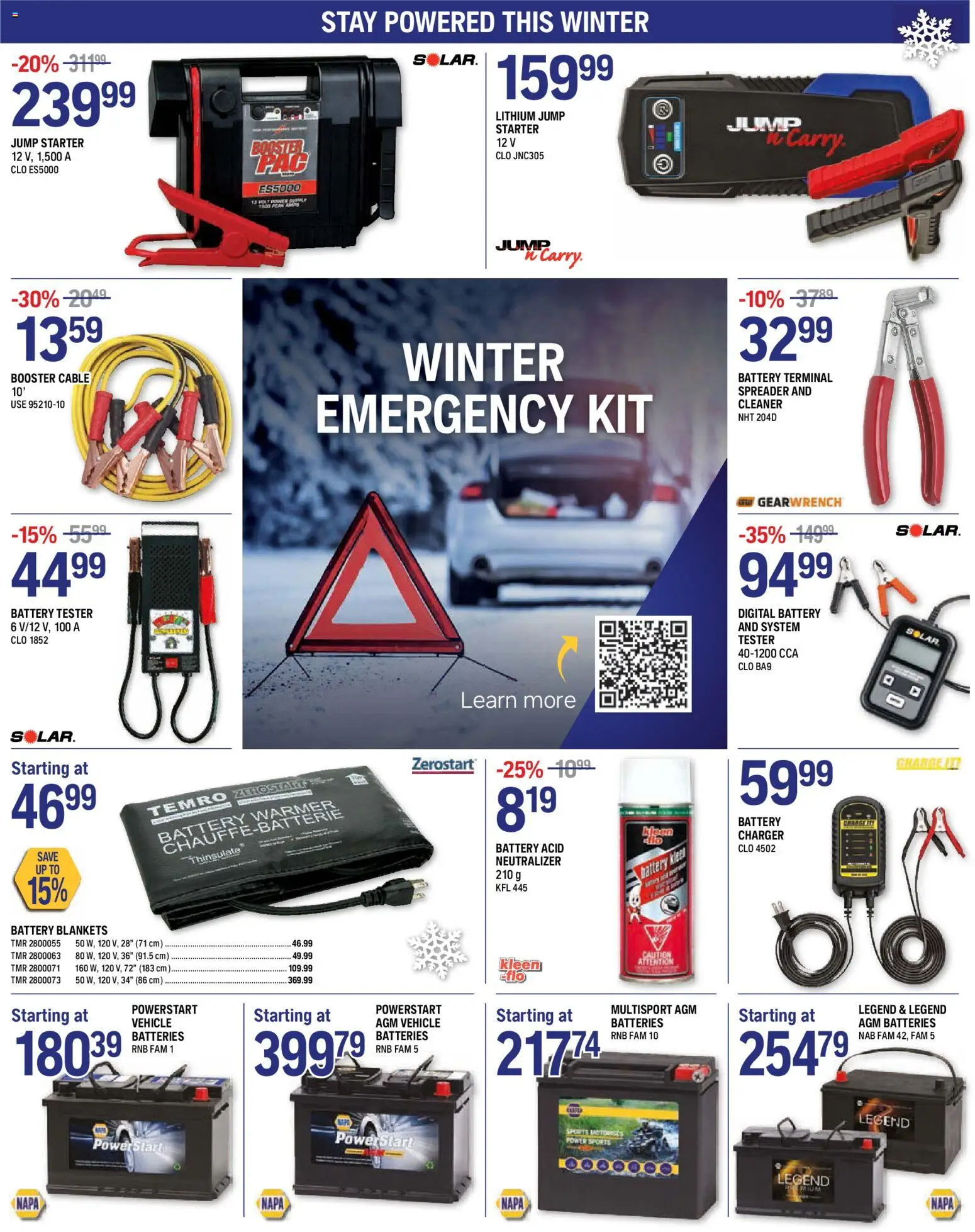 NAPA Auto Parts weekly flyer - page 3- valid from Nov 13, 2025