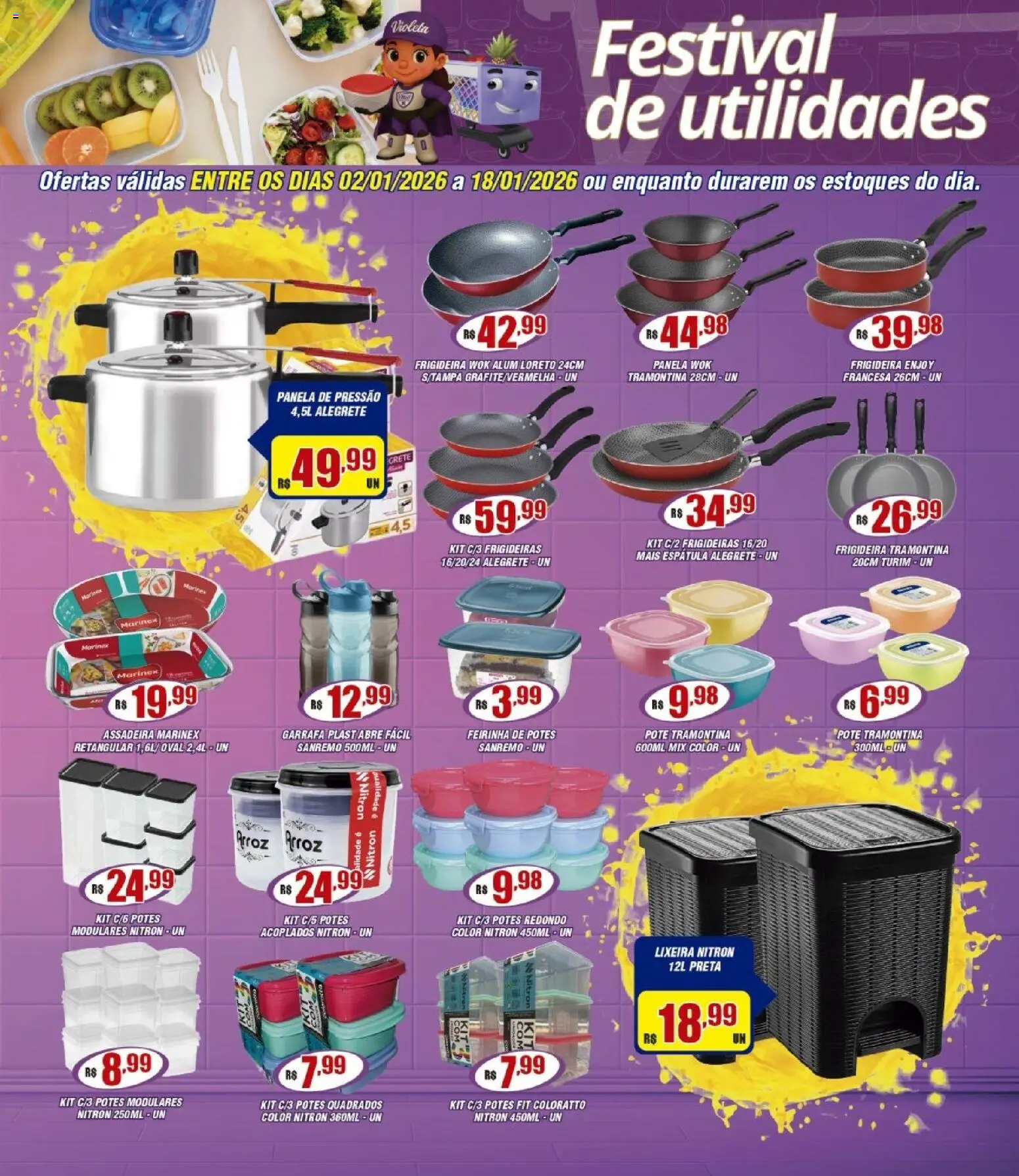 Violeta Supermercados - Ofertas da semana - página 1- válido a partir de 02/01/2026
