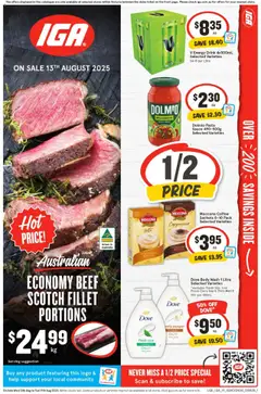 IGA catalogue preview - valid from 13/08/2025