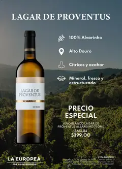 La Europea catálogo Lagar de Proventus Albariño válido desde 27/10/2025