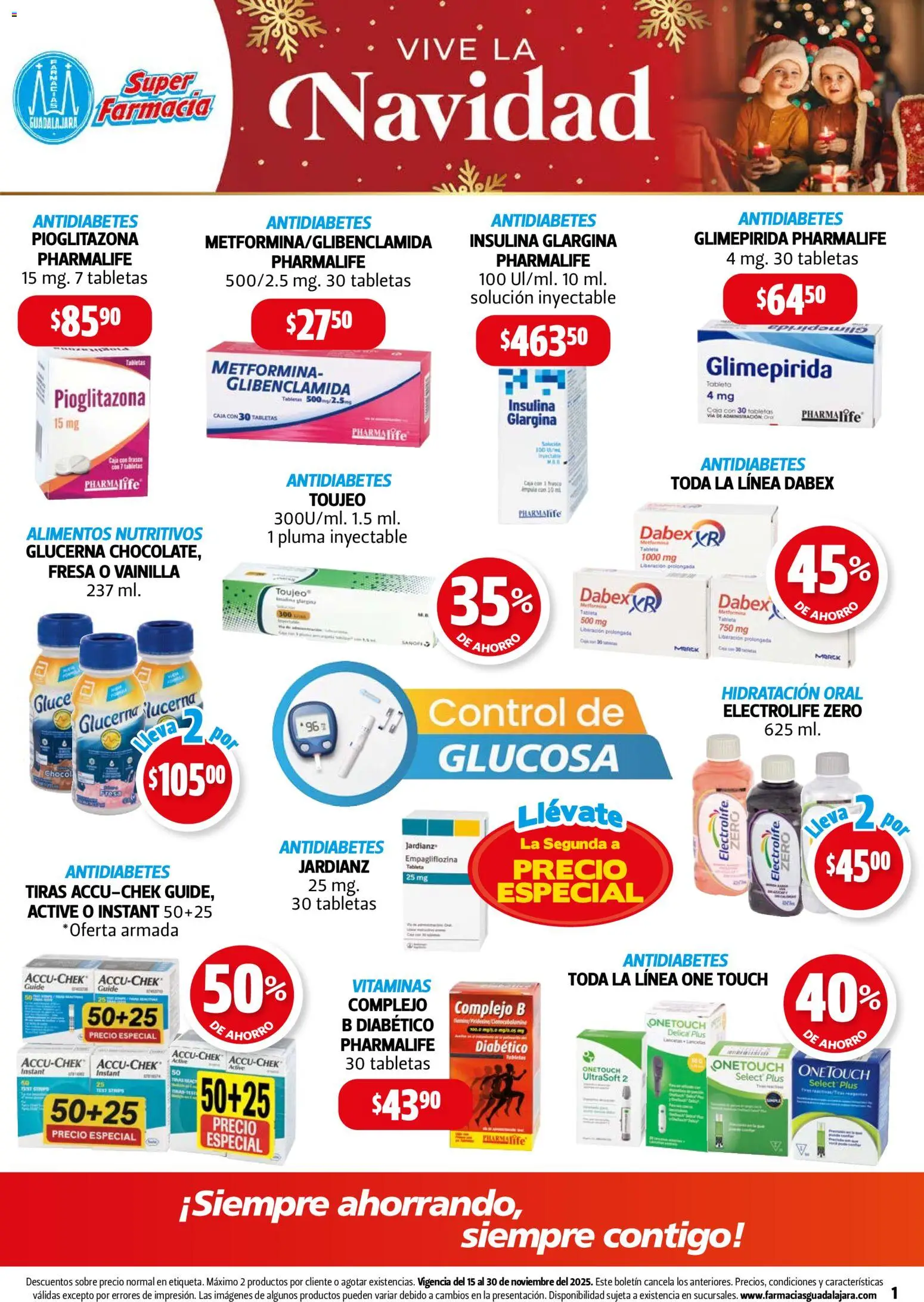 Farmacia Guadalajara catálogo - página 1- válido desde 15/11/2025