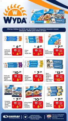 Pré-visualização Semar Supermercado - Ofertas Wyda válida a partir de 30/10/2025
