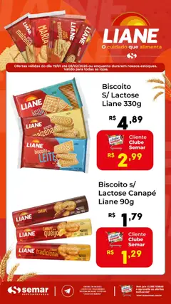 Pré-visualização Semar Supermercado - Ofertas Liane  válida a partir de 19/01/2026