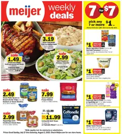 Preview Meijer Weekly Ad valid from 07/27/2025