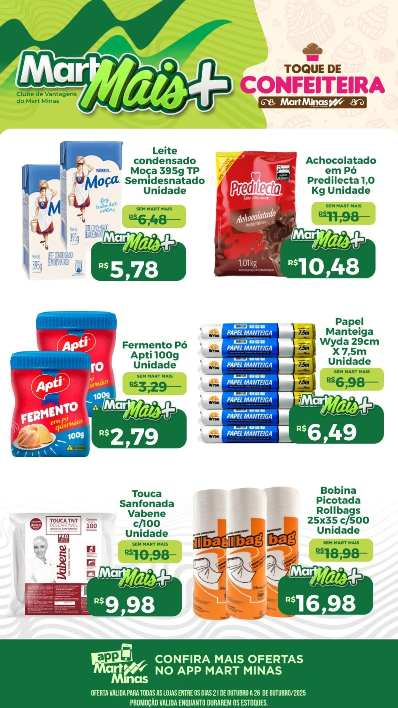 Mart Minas - Ofertas de confeitaria - página 1- válido a partir de 21/10/2025
