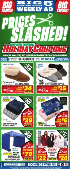 Preview Big 5 Sporting Goods Weekly Ad valid from 12/05/2025