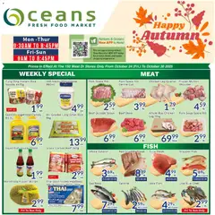 Preview Oceans weekly flyer / circulaire valid from Oct 24, 2025
