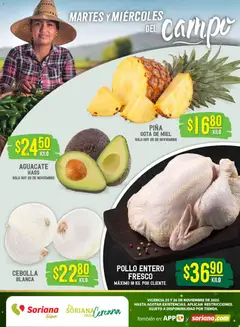 Soriana - Martes y Miércoles del Campo Súper: Ver, Tab, Chis, Camp, Yuc y Q. Roo válido desde 25/11/2025