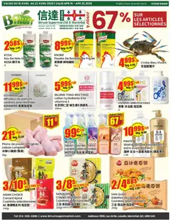 Preview Btrust Supermarket weekly flyer / circulaire valid from Apr 16, 2026
