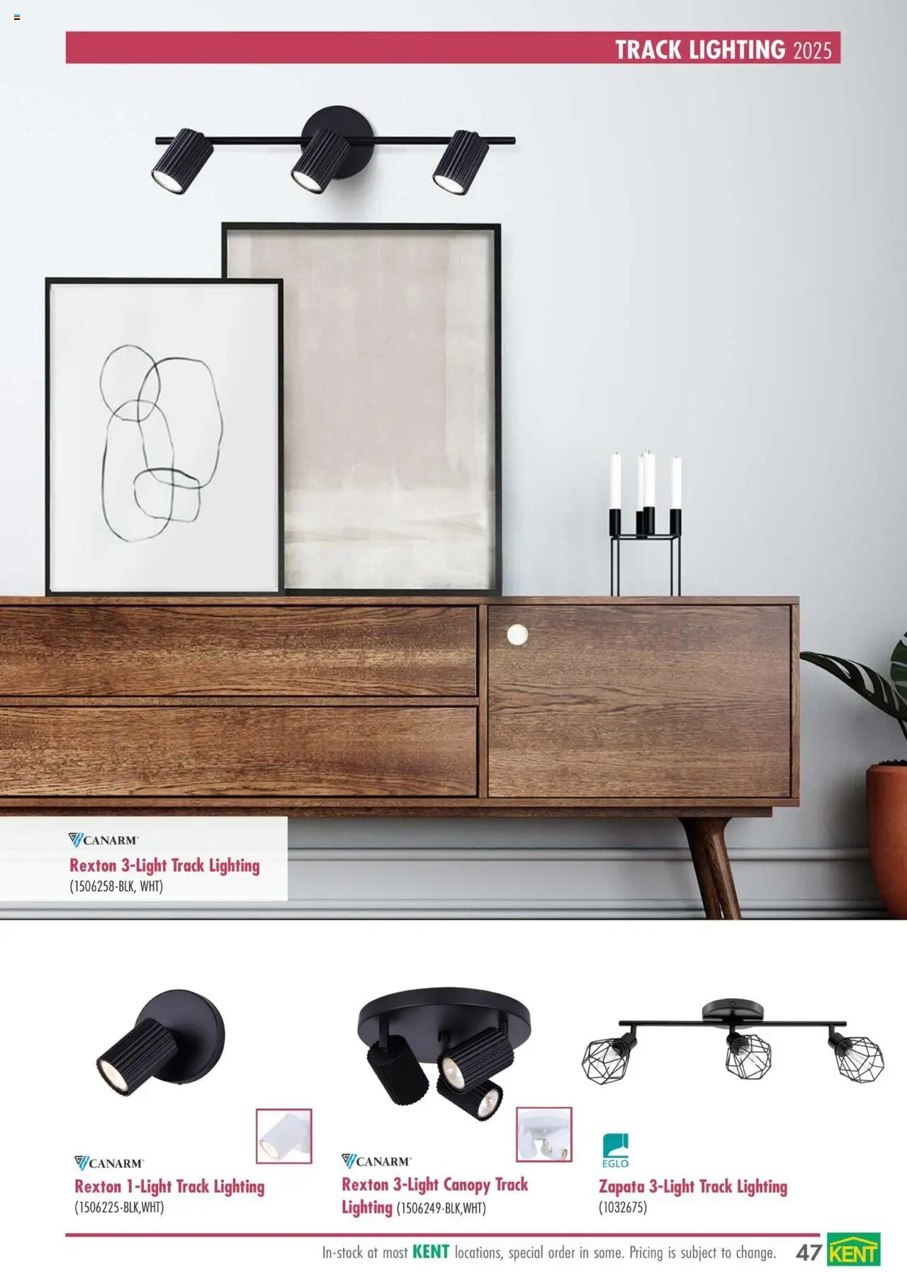 Kent - Lighting Catalogue 2025 - page 47- valid from Mar 1, 2025