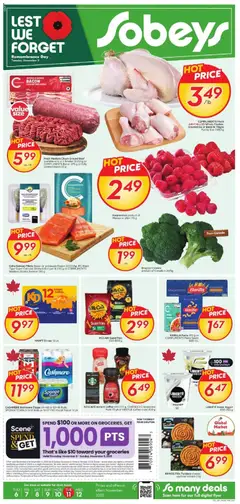 Preview Sobeys weekly flyer / circulaire valid from Nov 6, 2025