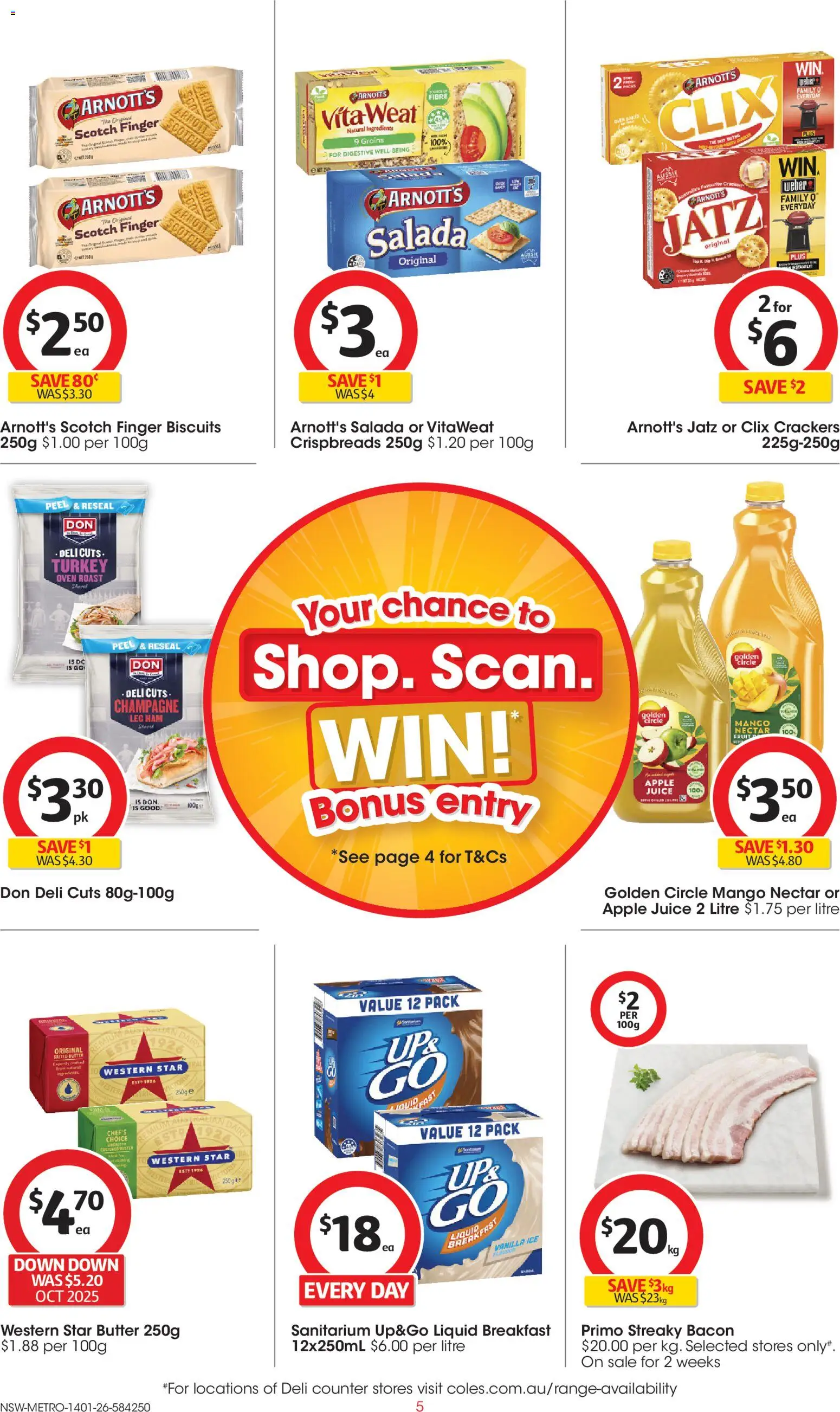 Coles  Catalogue  - page 5- valid from 14/01/2026