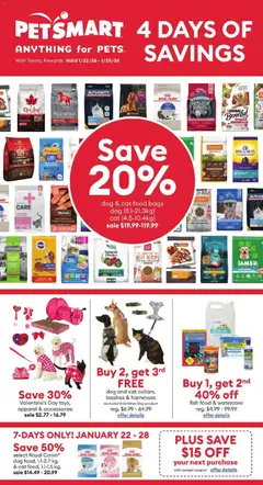 Preview Petsmart - Weekend Flyer  valid from Jan 22, 2026