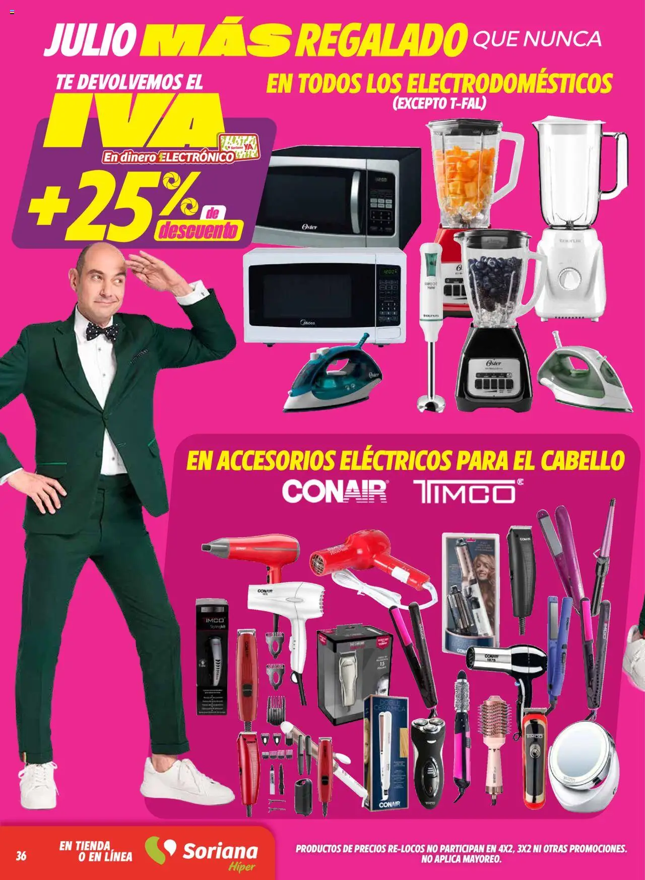 Soriana - Julio Regalado Híper Frontera: Juárez, Matamoros, Reynosa, Nuevo Laredo, Piedras Negras, Acuña, Río Bravo, Nogales, Mexi - página 36- válido desde 11/07/2025