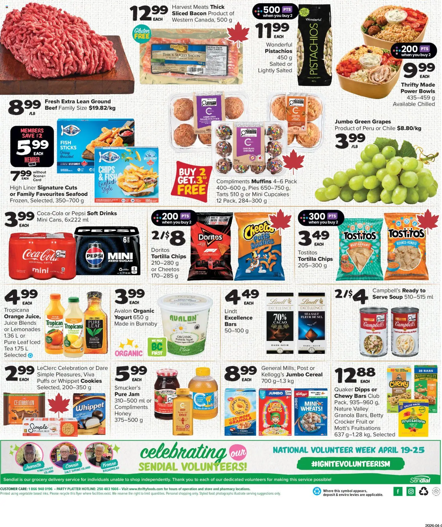 Thrifty Foods weekly flyer / circulaire - page 2- valid from Apr 16, 2026