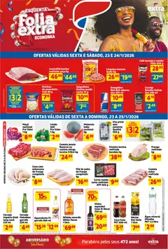 Pré-visualização Extra - Ofertas de Mercado Fim de Semana válida a partir de 23/01/2026