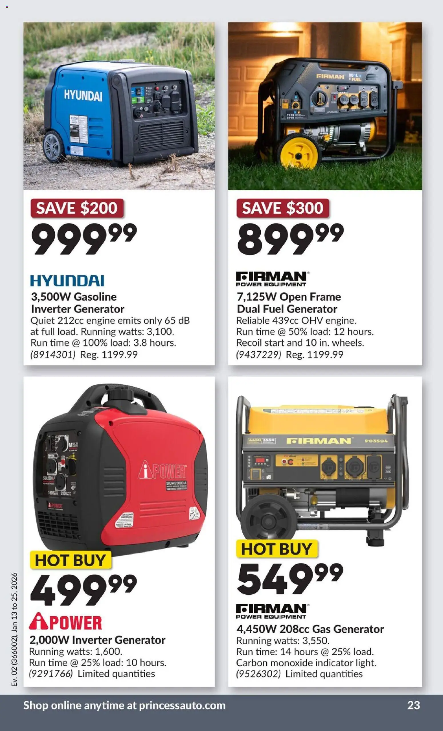 Princess Auto - 2 Week Sale! - page 29- valid from Jan 13, 2026