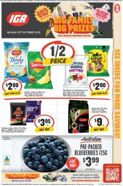 IGA catalogue preview - valid from 22/10/2025