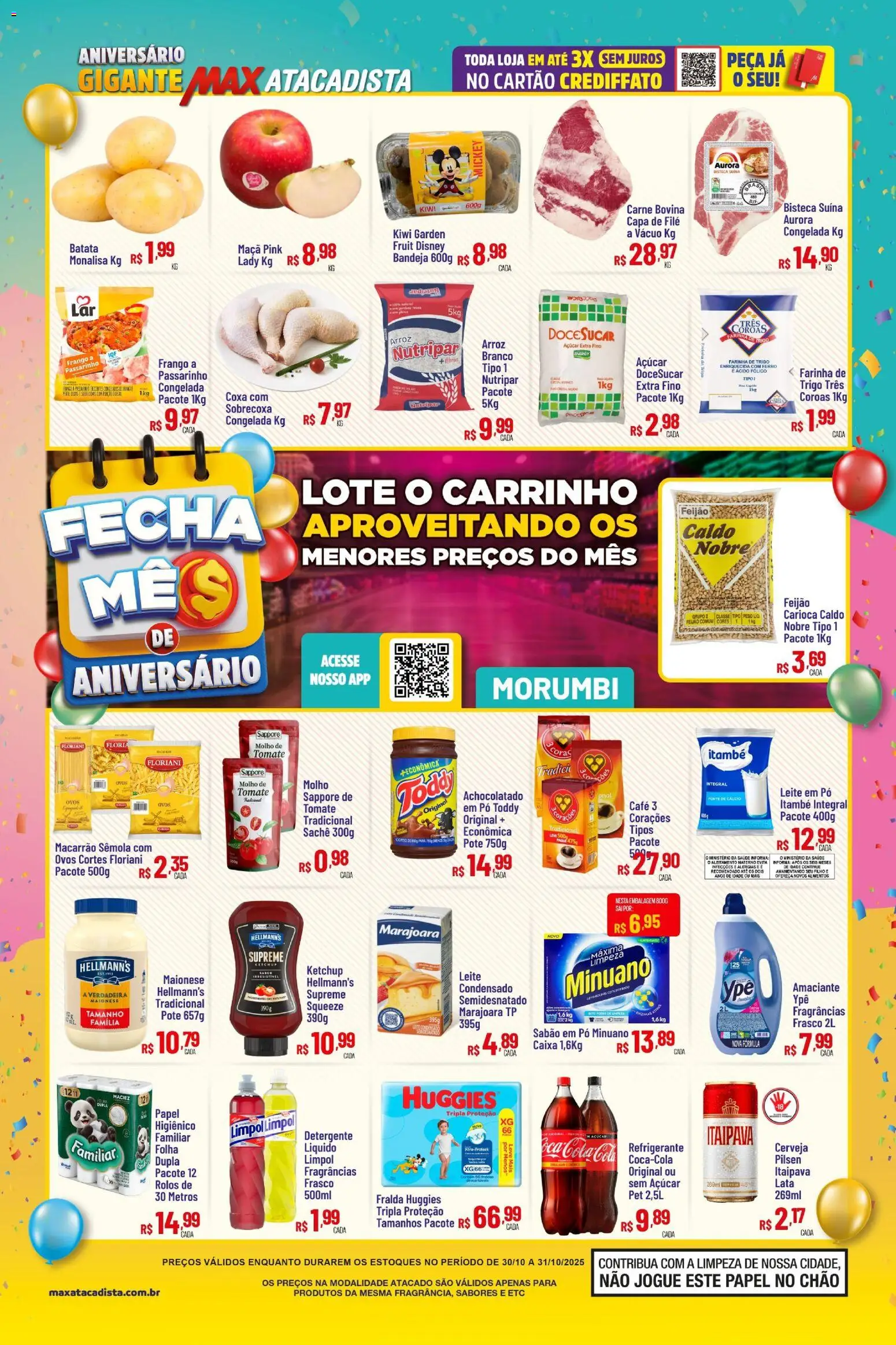 Max Atacadista - Ofertas Fecha Mês - página 1- válido a partir de 30/10/2025
