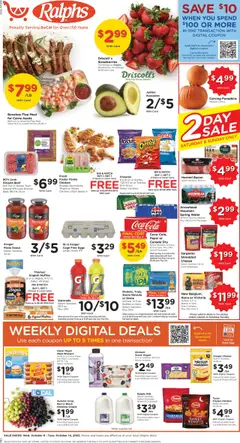 Preview Ralphs Weekly Ad valid from 10/08/2025