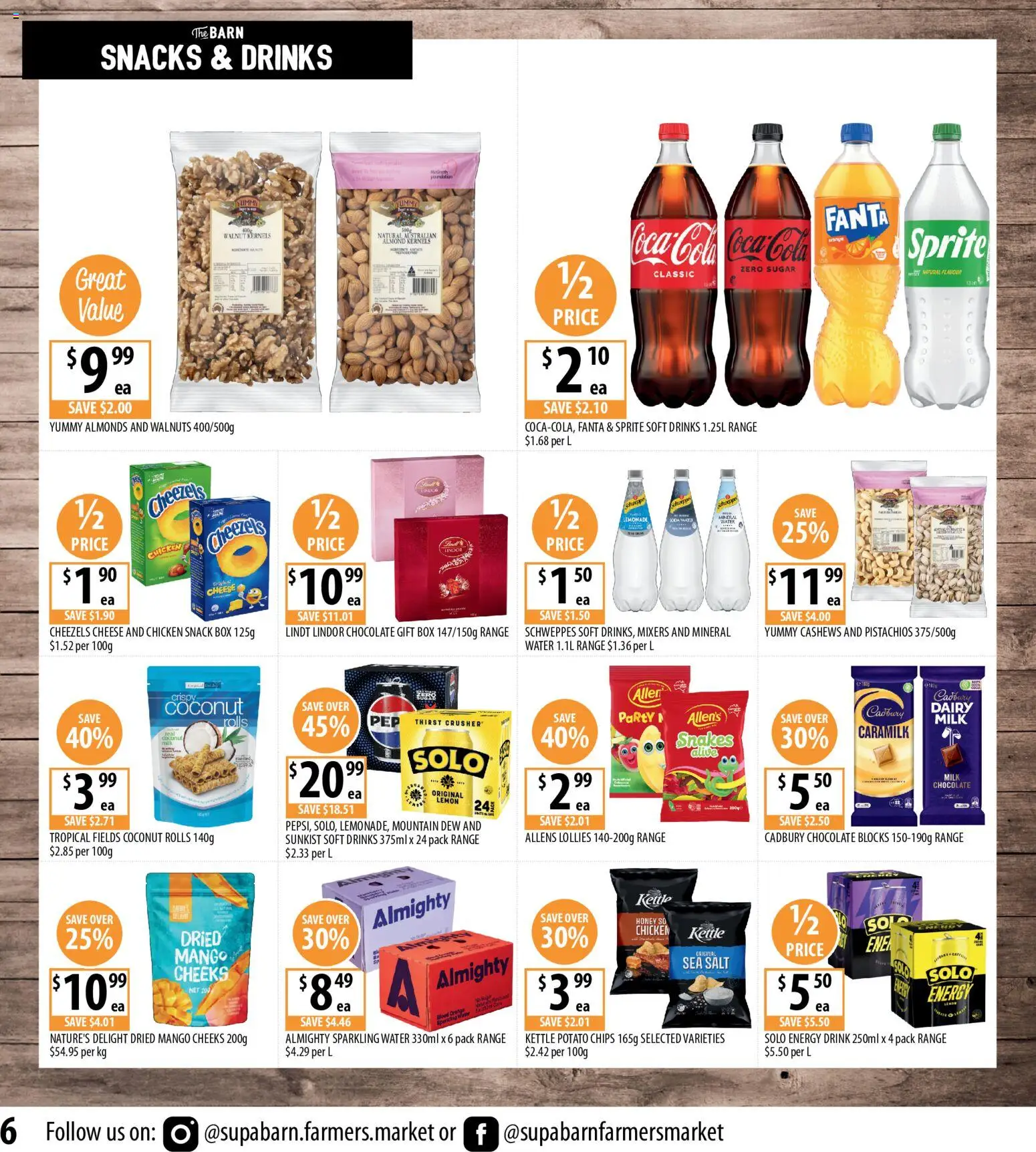 Supabarn catalogue  - page 6- valid from 22/04/2026