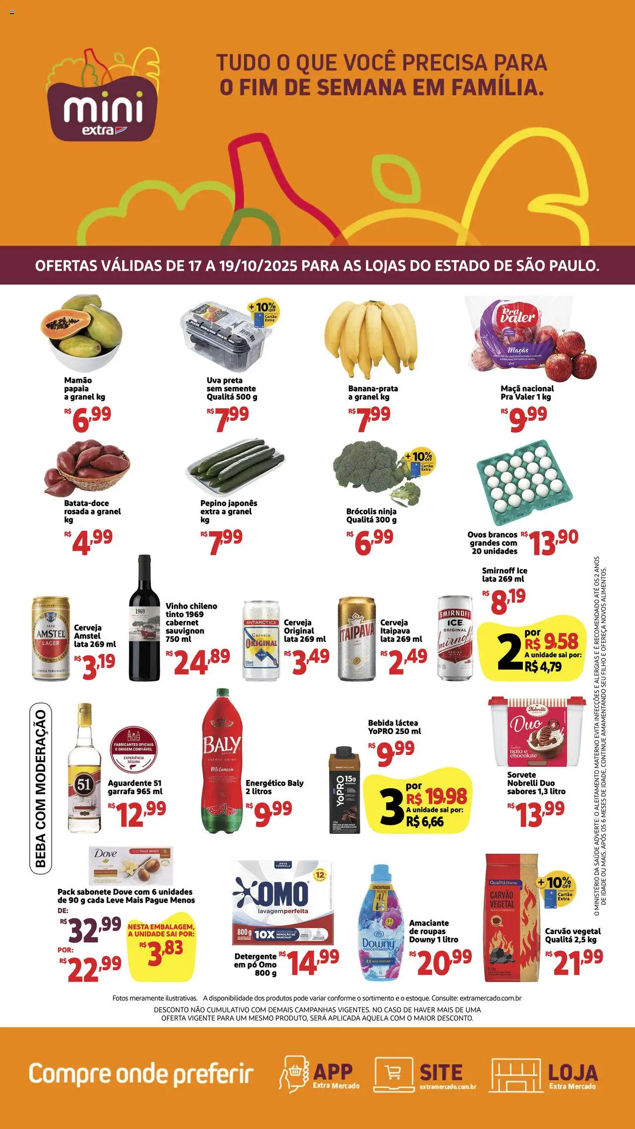 Mini Extra - Ofertas Fim de semana - página 1- válido a partir de 17/10/2025
