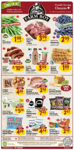Preview Farm Boy weekly flyer / circulaire valid from Jul 17, 2025