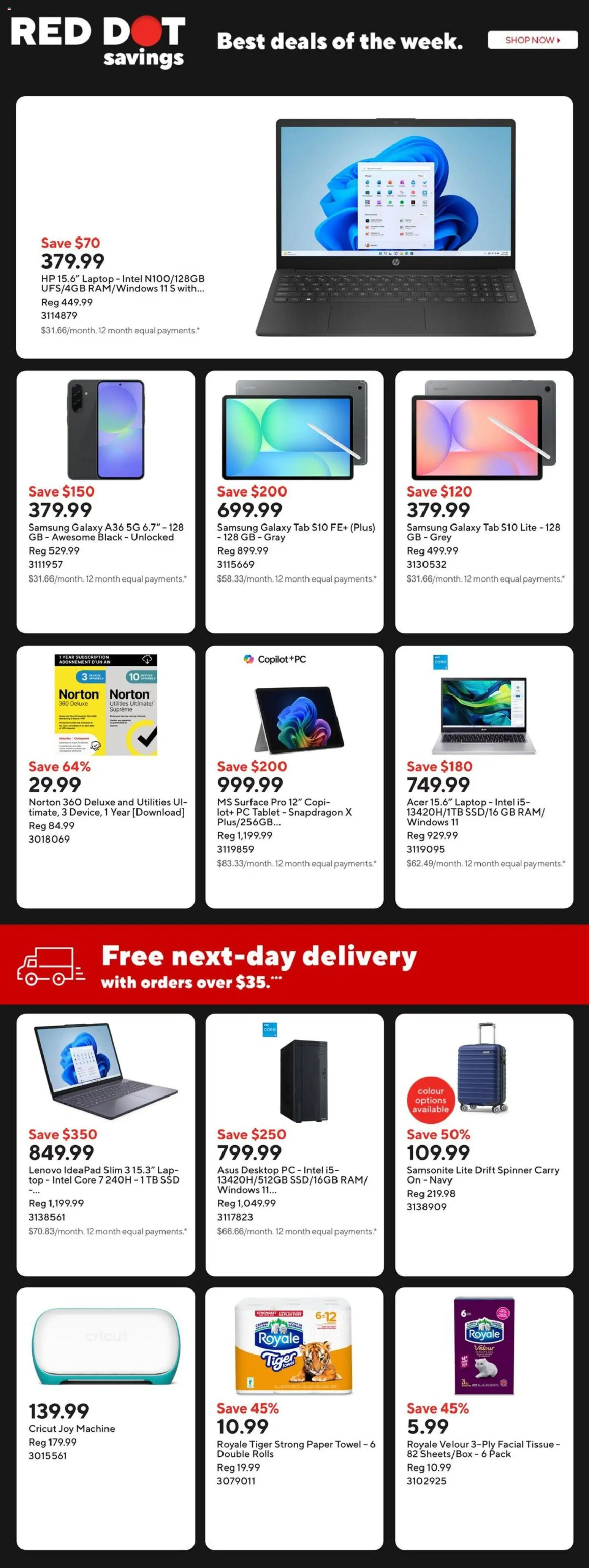 Staples weekly flyer / circulaire - page 2- valid from Feb 27, 2026