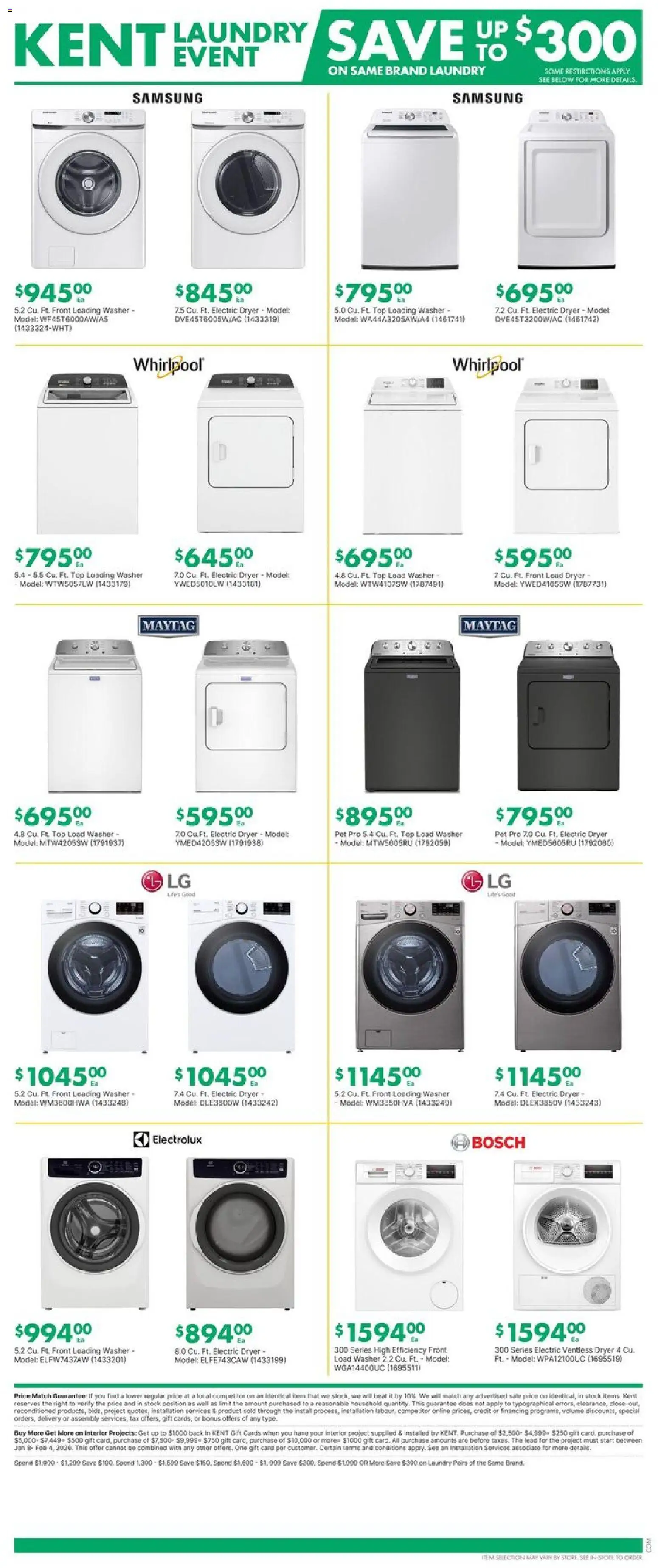 Kent weekly flyer / circulaire - page 7- valid from Jan 15, 2026