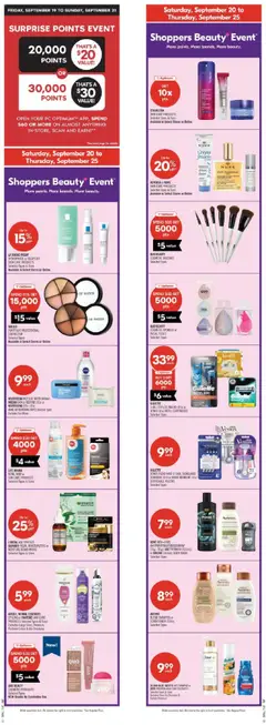 Preview Shoppers weekly flyer / circulaire valid from Sep 20, 2025