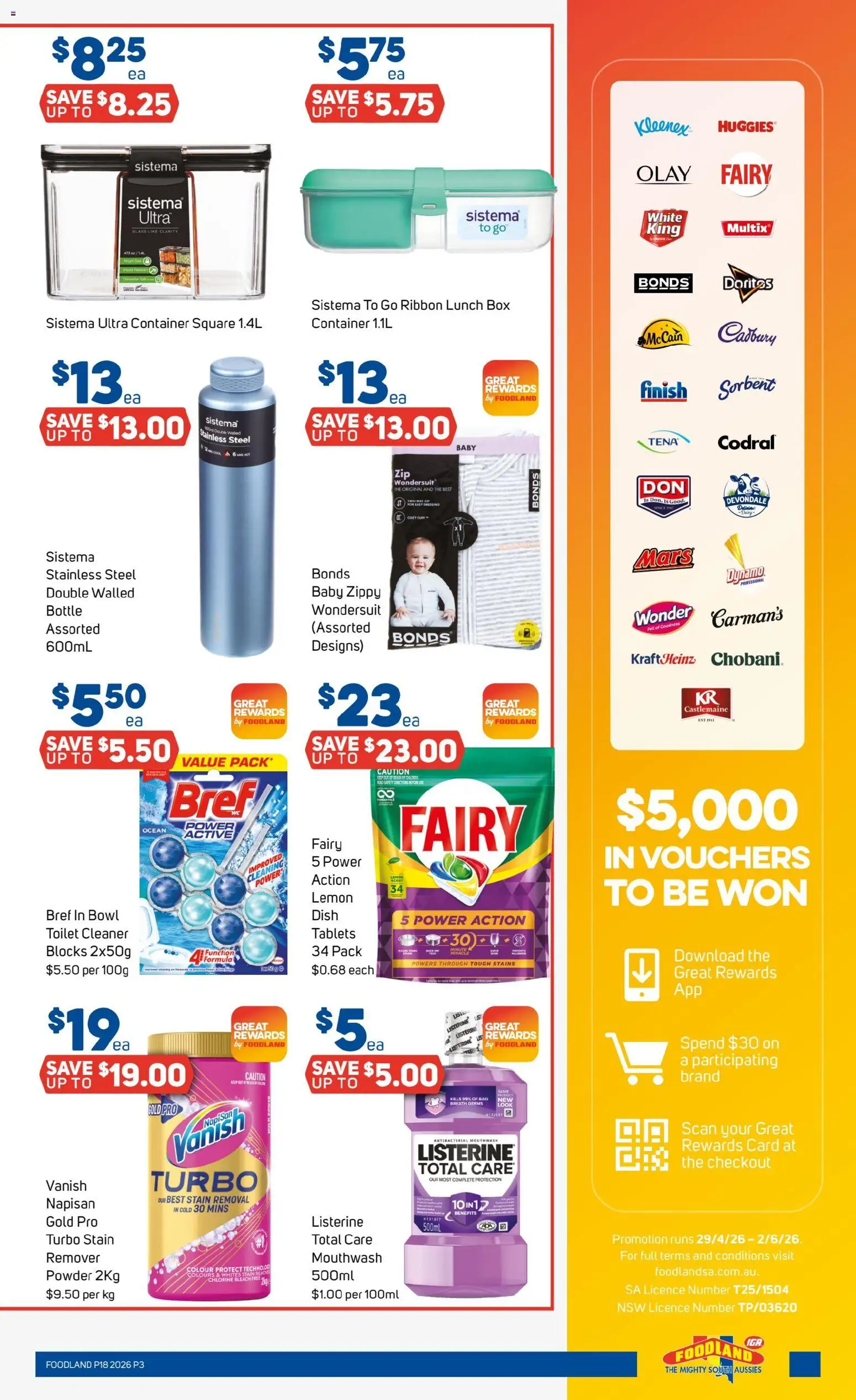 Foodland catalogue  - page 3- valid from 29/04/2026