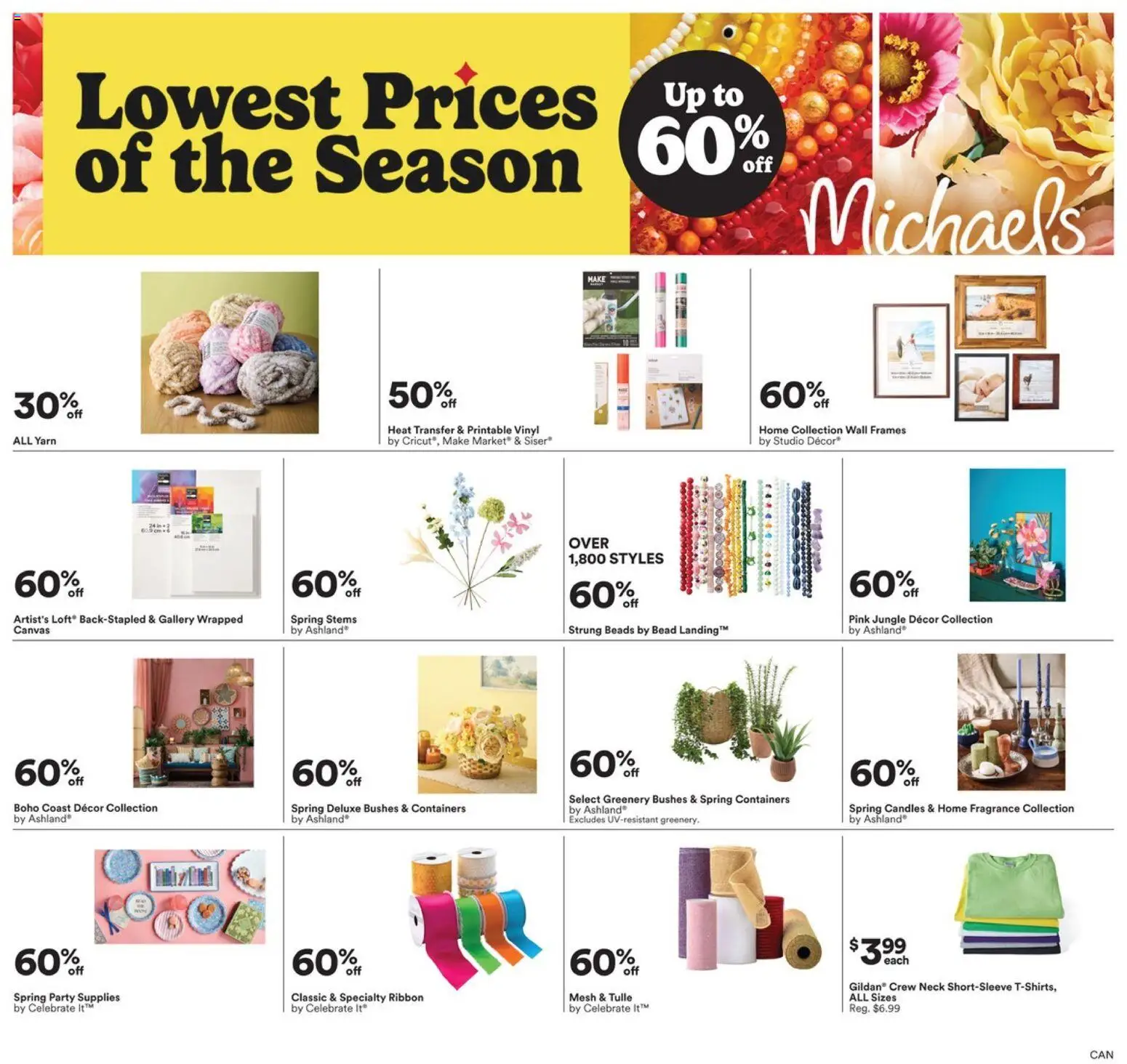 Michaels weekly flyer / circulaire - page 1- valid from Mar 13, 2026