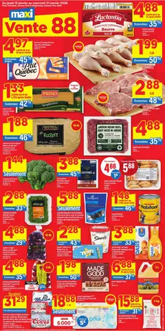 Preview Maxi weekly flyer / circulaire valid from Jan 15, 2026