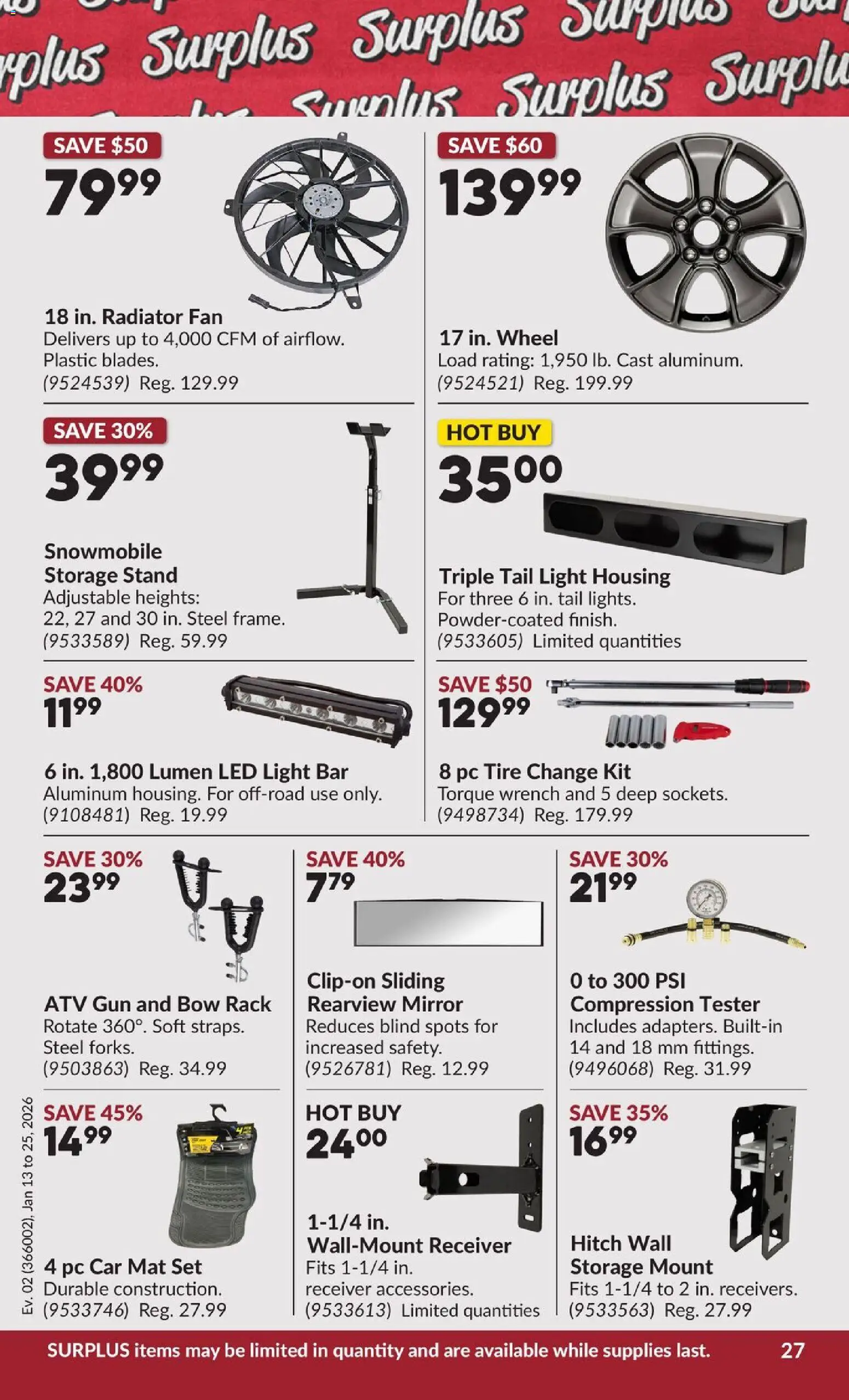 Princess Auto - 2 Week Sale! - page 33- valid from Jan 13, 2026