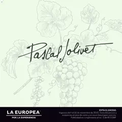 La Europea catálogo Pascal Jolivet válido desde 01/11/2025