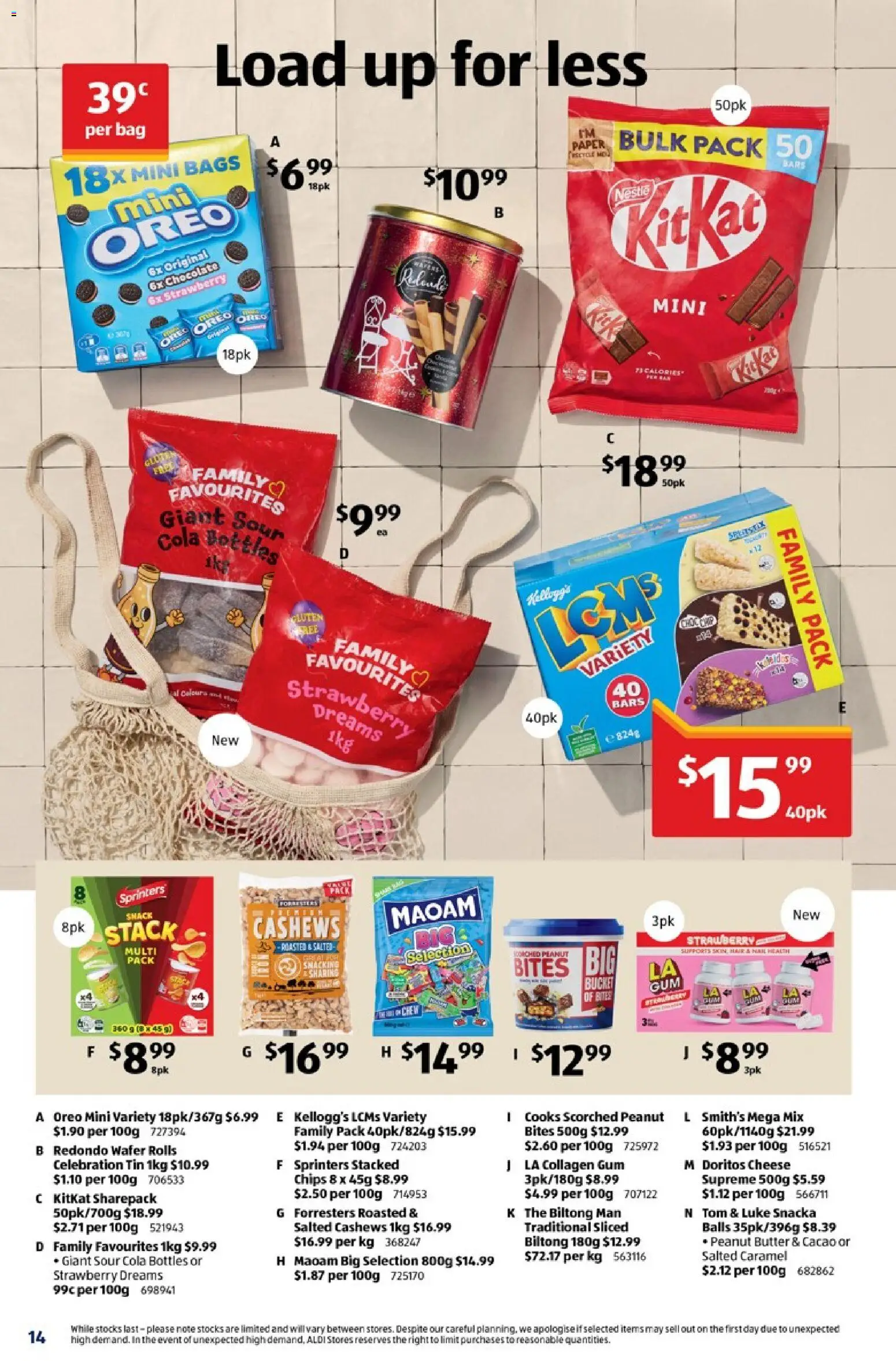 Aldi catalogue  - page 14- valid from 15/04/2026